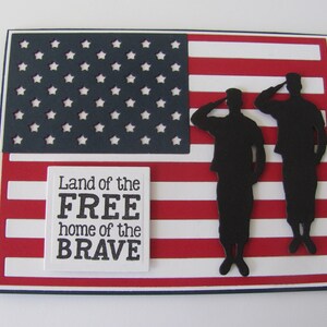 American Flag Card, Greeting Card, Patriotic Greeting Card, Veterans Day Card, Memorial Day Card, 4th of July Card, Independence Day Card