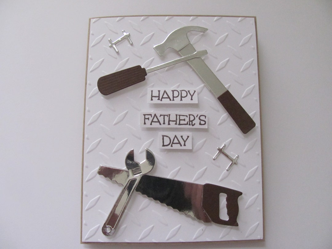 Father's Day Tool Card, Tool Card, Card for Dad, Handmade Tool Card for