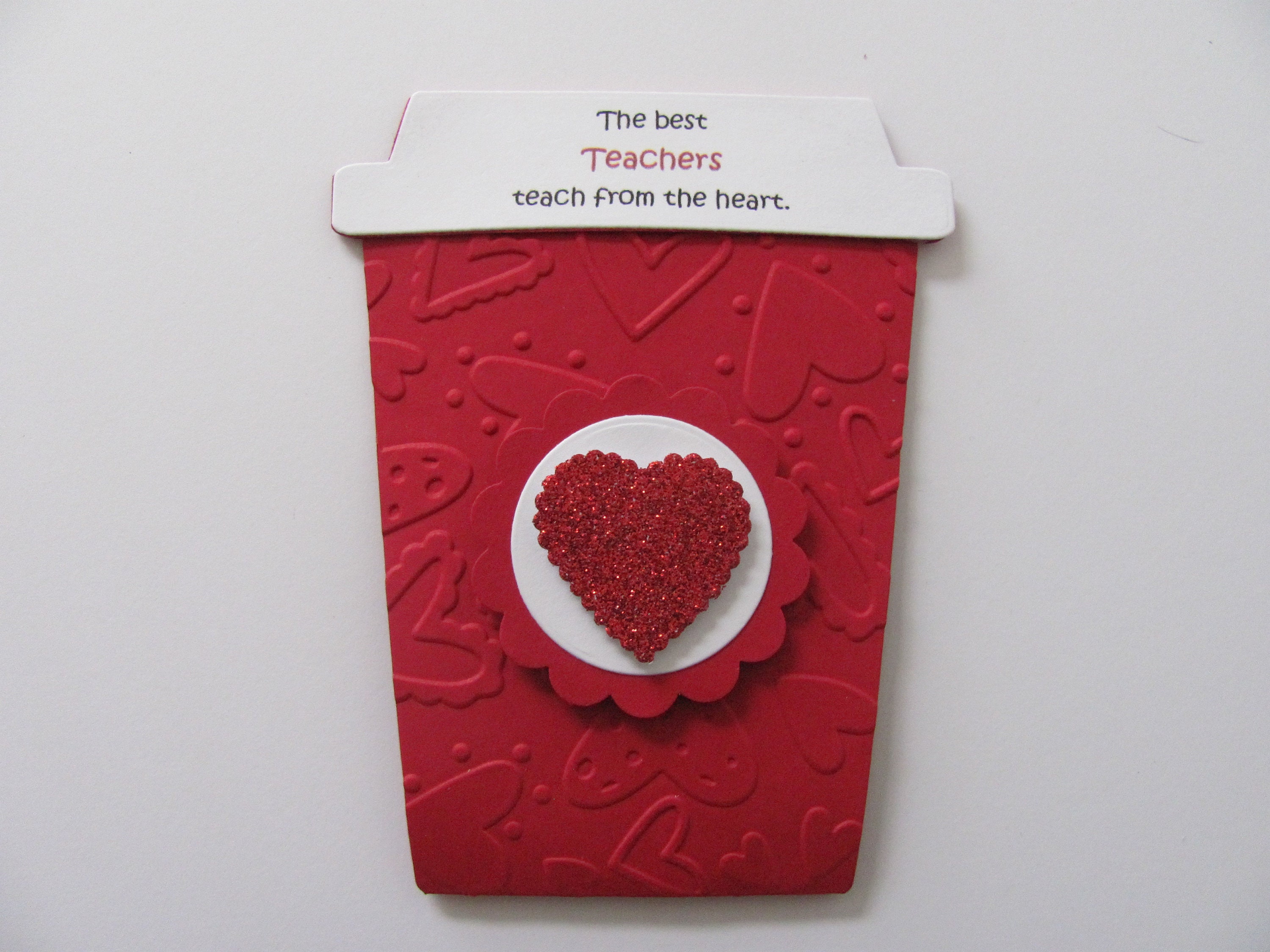 Valentines Day Teacher Gift Card Holder, Coffee Cup Gift Card Holder,…