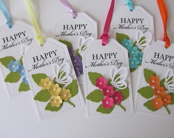 Happy Mother's Day Gift Tags, Mother's Day Tags, Mother's Day Gift Tags, Mother's Day Flowers, Flower GIft Tags, Mother's Day, Mom Gift Tags