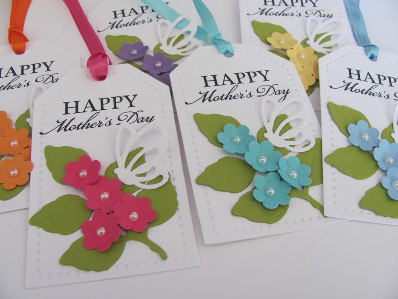 Happy Mother's Day Gift Tags, Mother's Day Tags, Mother's Day Gift Tags, Mother's Day Flowers, Flower GIft Tags, Mother's Day, Mom Gift Tags image 2