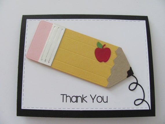 Pencils Teacher Card Pencils Teacher Card