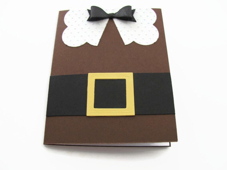 Pilgrim Shirt Card Happy Thanksgiving Card Happy Thanksgiving Day Card Pilgrim Thanksgiving Day Card Pilgrims Thanksgiving