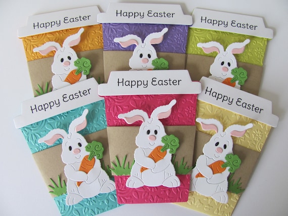 Easter Gift Card Holders, Coffee Cup Gift Card Holder, Teacher Gift, Easter Card, Easter Money Holder, Easter Bunny Gift Card Holder, Easter