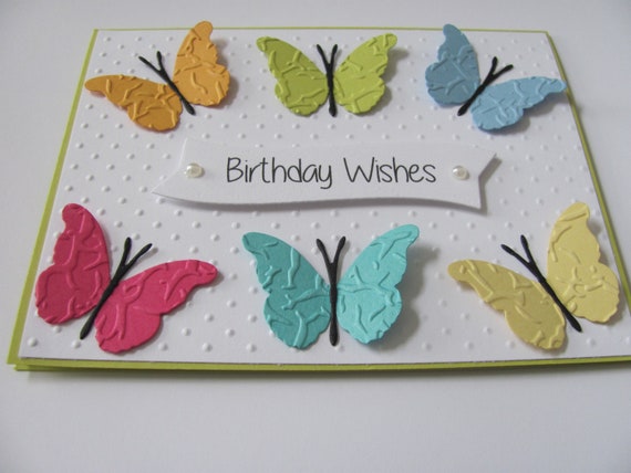 Wee Blue Coo Grußkarte 'Butterfly Upcycle' – Hochwertige Geburtstagskarte Auf Recyclingkarton, 17,5x12,5 Cm, Mit Umschlag
