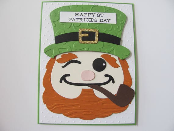 Leprechaun Cards St. Patrick's Day Cards Happy St. | Etsy