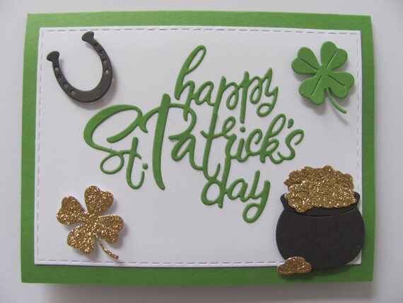 st patricks day cards hand made