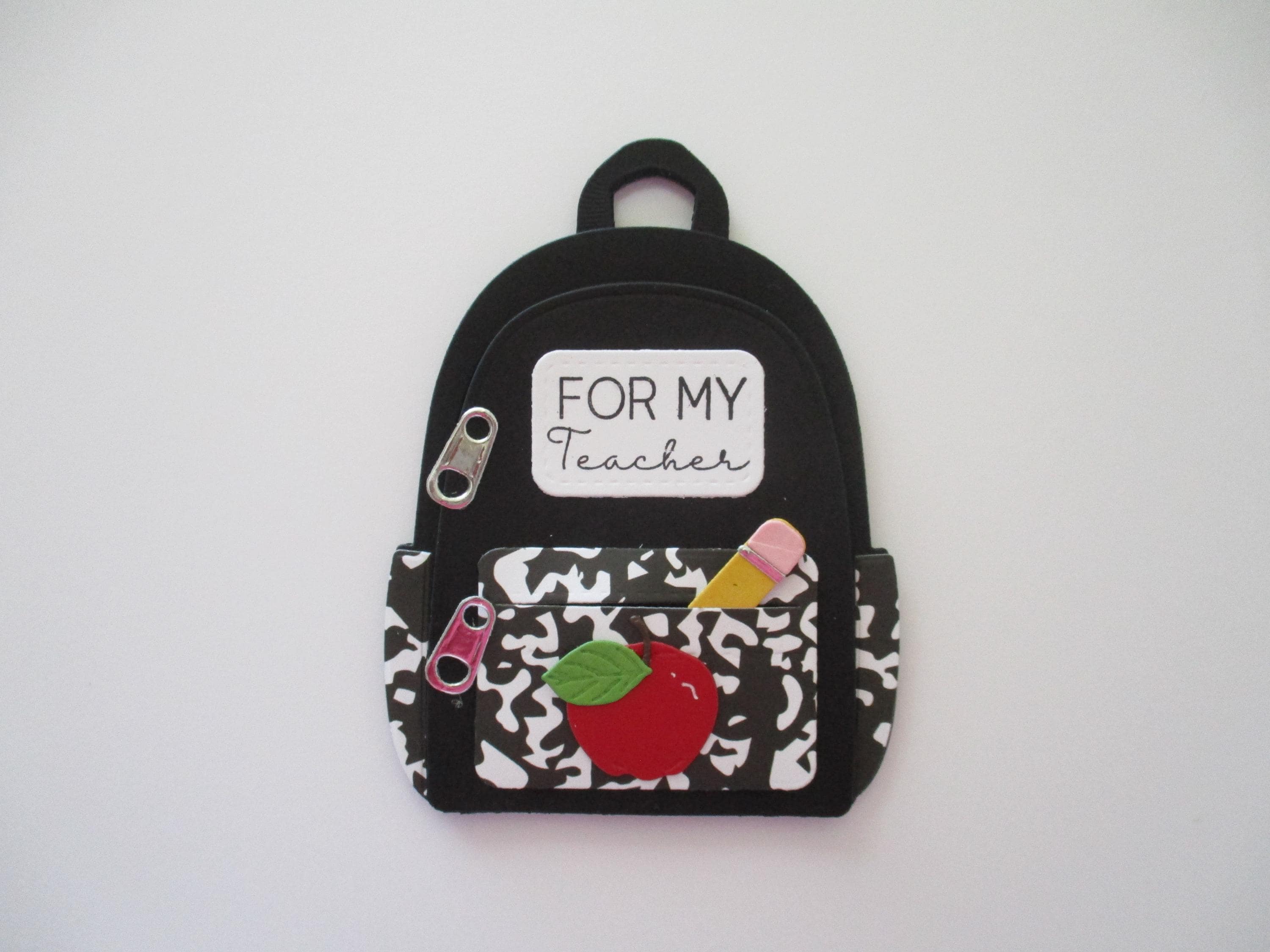Teacher Backpack Gift Card Holder, Back to School Gift, Teacher ...