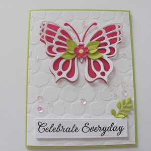 Birthday Butterfly Card, Birthday Card, Gifts for Her, Butterfly Card, Birthdays, Handmade Birthday Card, Butterfly Greeting Card