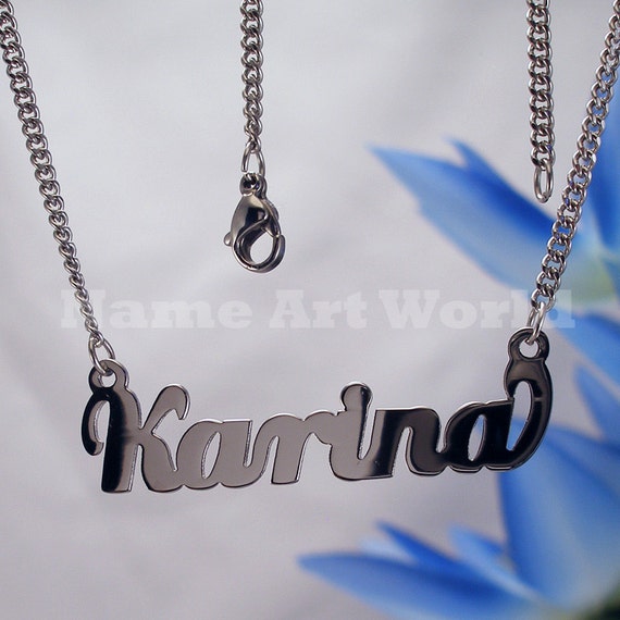 Karina name necklace best sale
