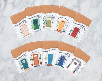 JW Contact Card Holder-Door to Door Acts 20:20  - JW Pioneer Gifts - Jw Phone Wallet - Jw New Publisher Gift