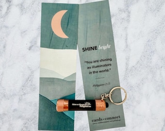 JW Mini Flashlight Keychain & Bookmark – Shine Bright Phil. 2:15 – Pioneer School or JW Encouragement Gift