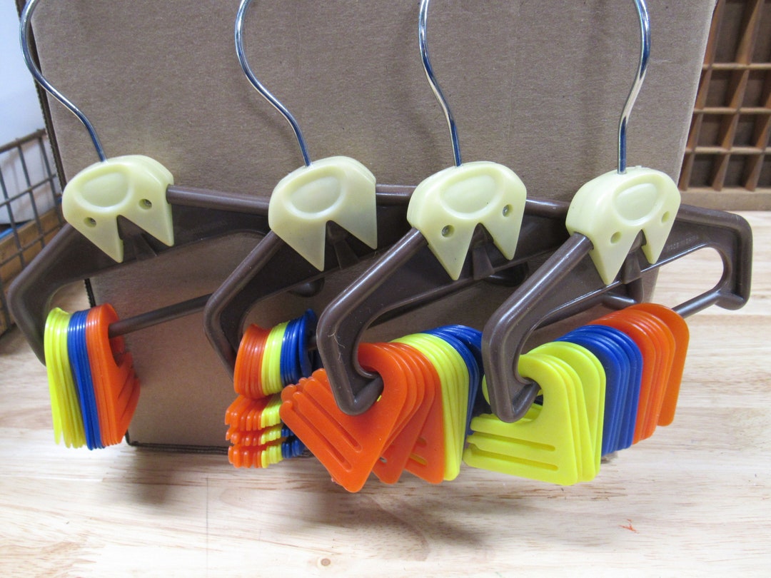 Plastic Tie Hanger, Klitchy Plastic Tie Hanger With Multicolor