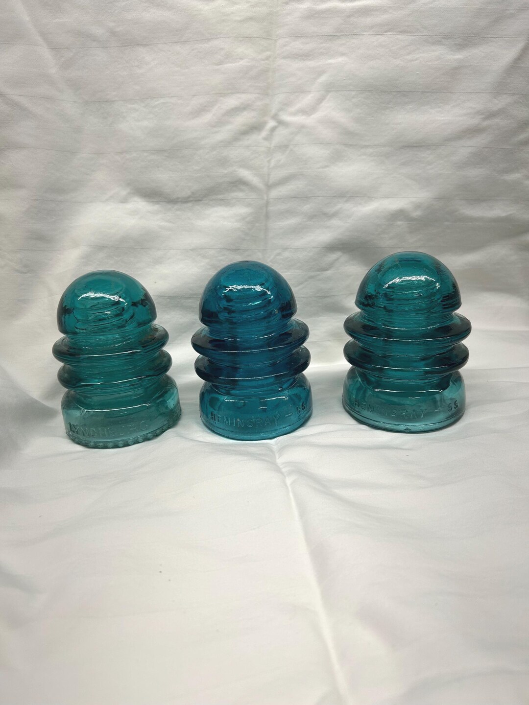 Hemingray 56 Dark Aqua Insulator, Choose From Aqua Lynchburg, Hemingray Blue ...