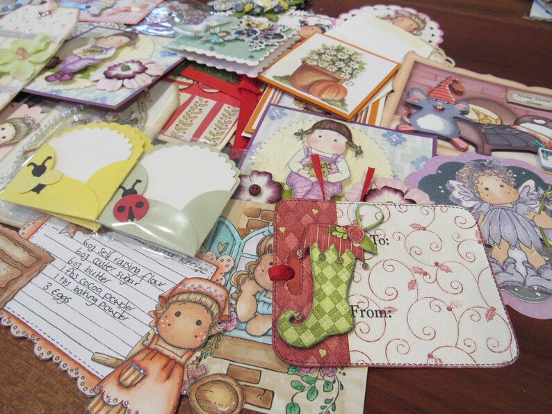 Scrapbooking Cut Outs Paper Doll Card Making Cut Outs Etsy