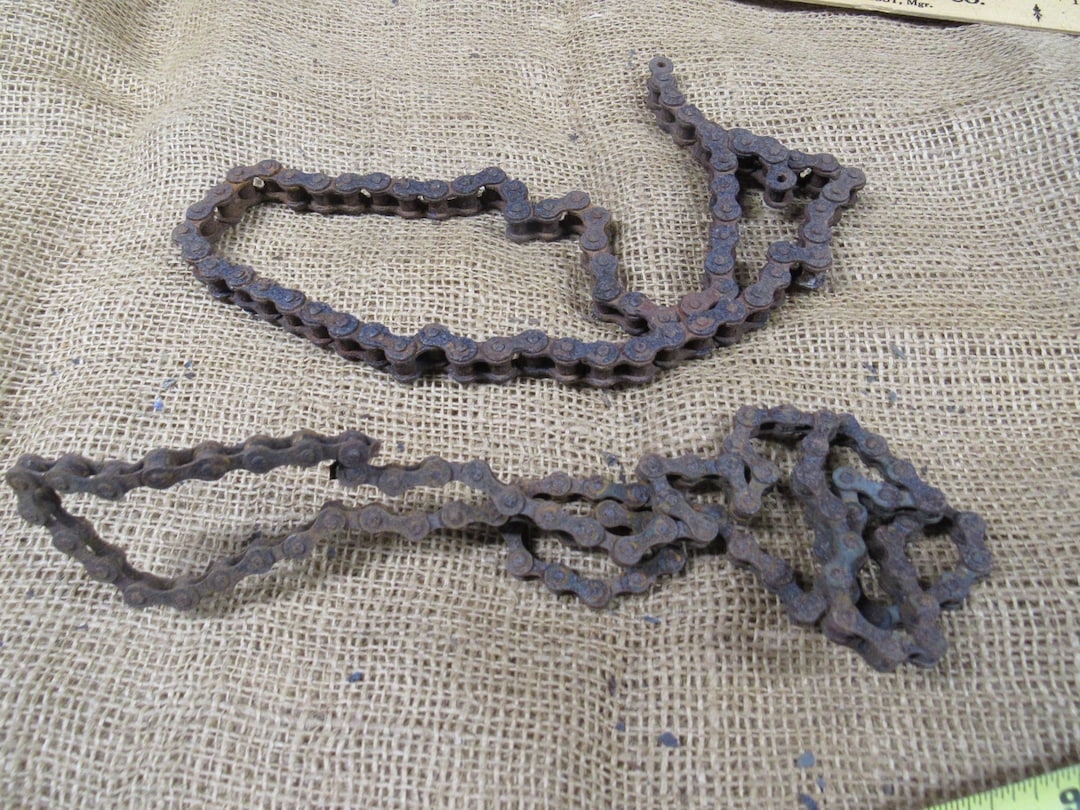 Rusty Chain Machine Rusty Industrial Chains, 2 Heavy Duty Rusty Chains - Etsy