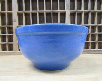 Blue Ring Bowl, Cobalt Blue Pottery Ring Bowl