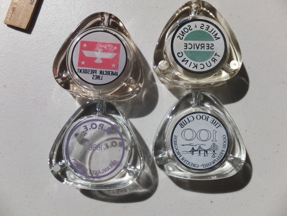 COLLECTION OF ADVERTISING ASHTRAYS