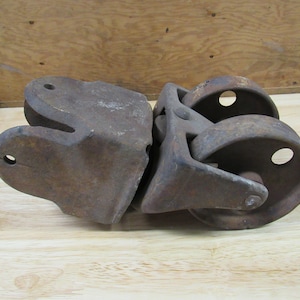 INDUSTRIAL Caster, 11&quot; and 13 LBS! Extra Large Heavy Double Wheel Caster