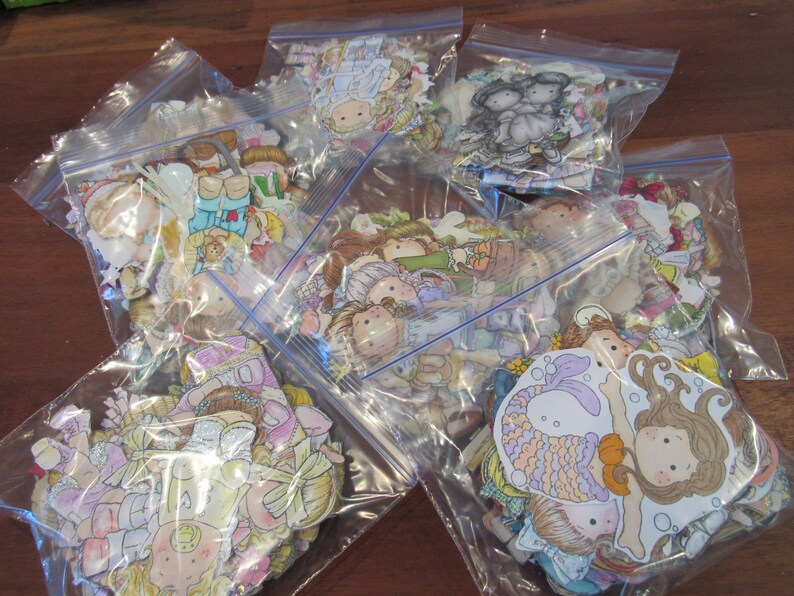 Scrapbooking Cut Outs Paper Doll Card Making Cut Outs Etsy