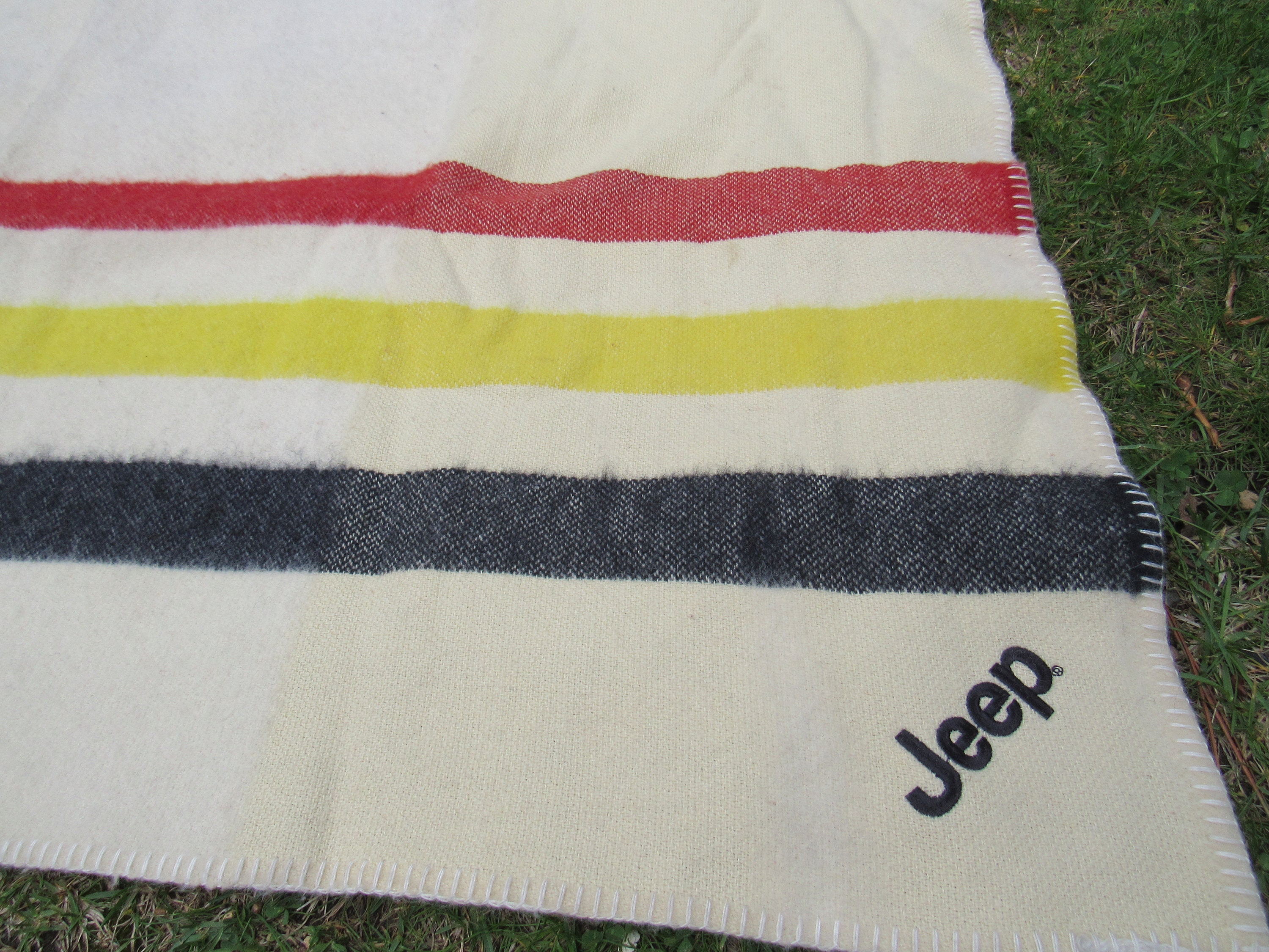 Faribo Wool Blanket Jeep Striped Wool Blanket Striped Wool - Etsy