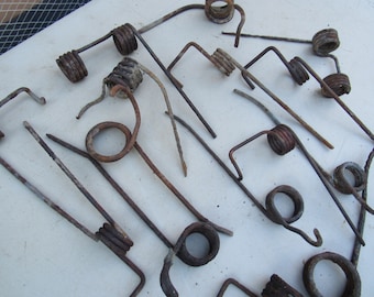 Spring Assortment, Rusty and Rustic Springs-for crafts, altered art, assemblage, rusty supplies