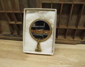 Vanity Set Globe 24K Gold Plated Hollywood Regency Boudoir  display picture 1