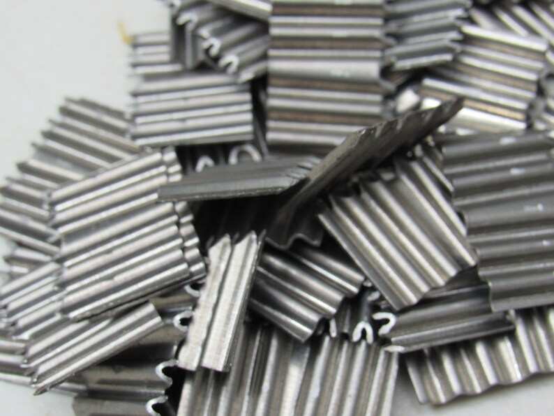 Metal Zigzags Metal Zig Zags Different Sizesassemblage Etsy