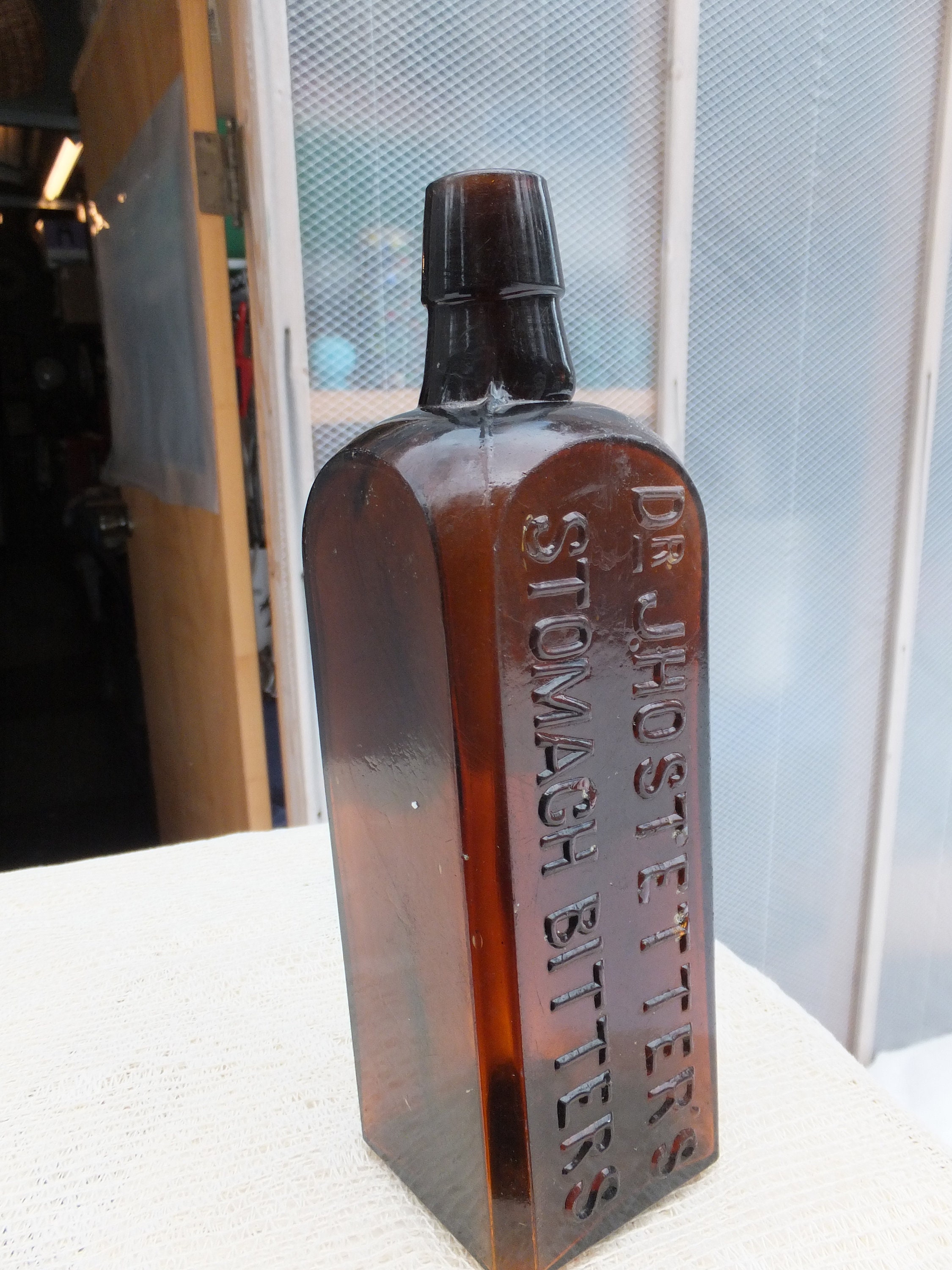 Brown Bitters Bottle Antique Bitters Bottle Dr. JHostetters Etsy