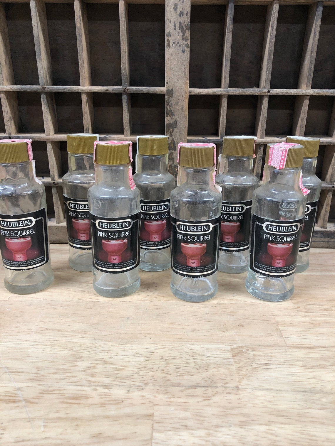 Miniature Liquor Bottle 8 Miniature Liquor Bottles Heublein Etsy