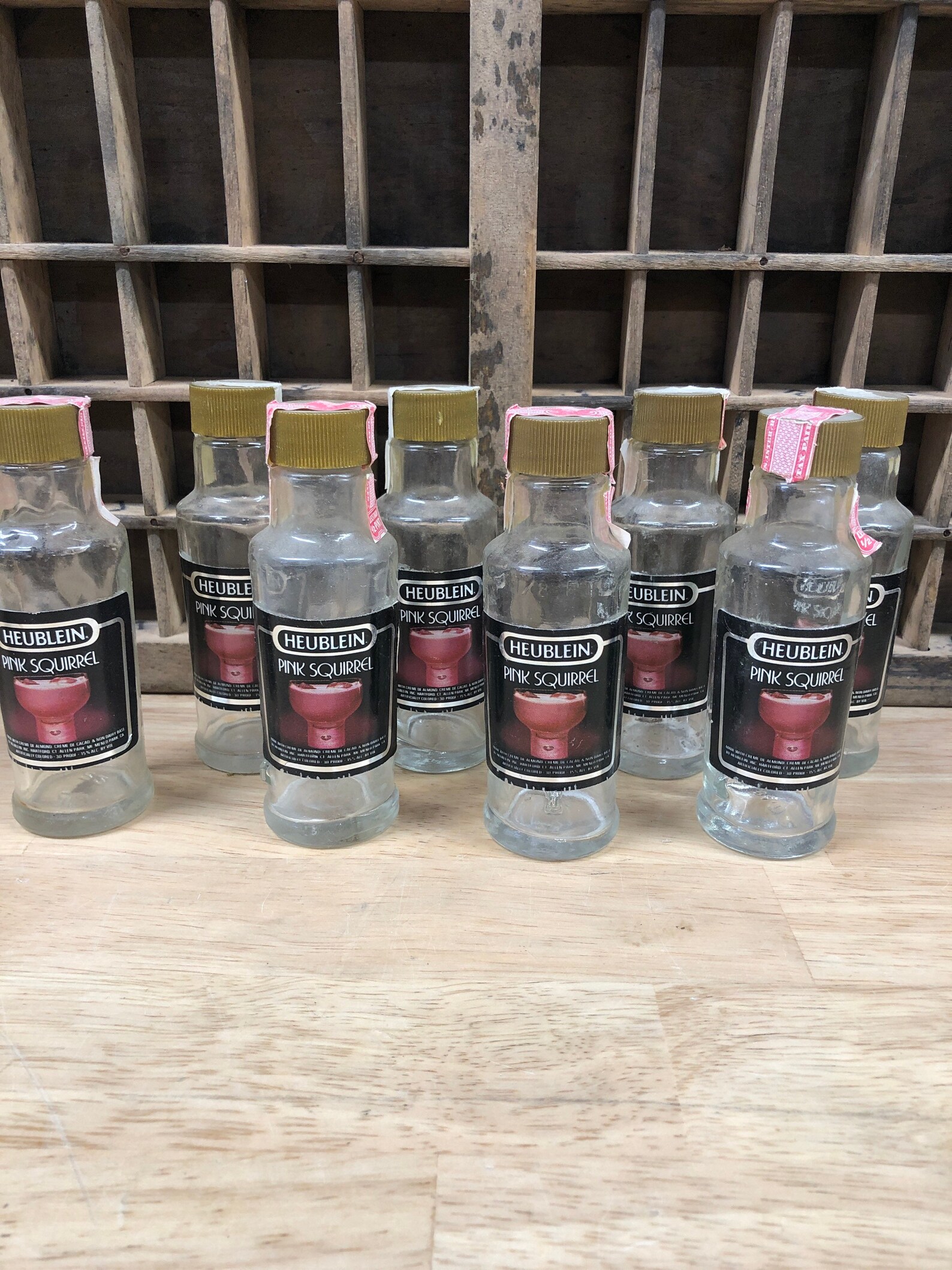 Miniature Liquor Bottle 8 Miniature Liquor Bottles Heublein Etsy