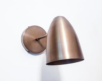 Vanity lighting, Bathroom Fixture, Rotating Lamp, Wall Sconce, Directional Light, Library Bookcase, Antique Brass, Mid Century Modern, Shelf