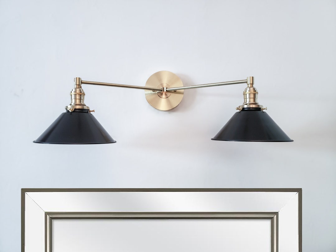 Bathroom Vanity Sconce Matte Black Light Mid Century Sconce Black