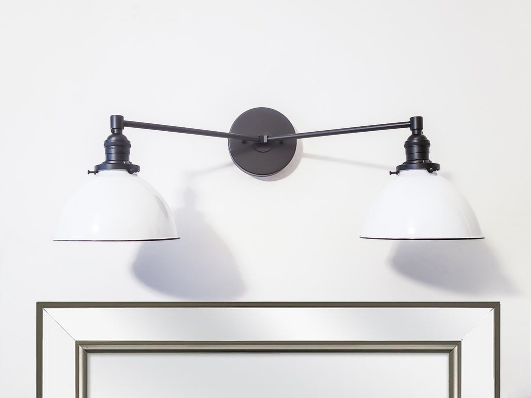 Bathroom Vanity Wall Sconce Matte Black Light Mid Century Sconce Rustic