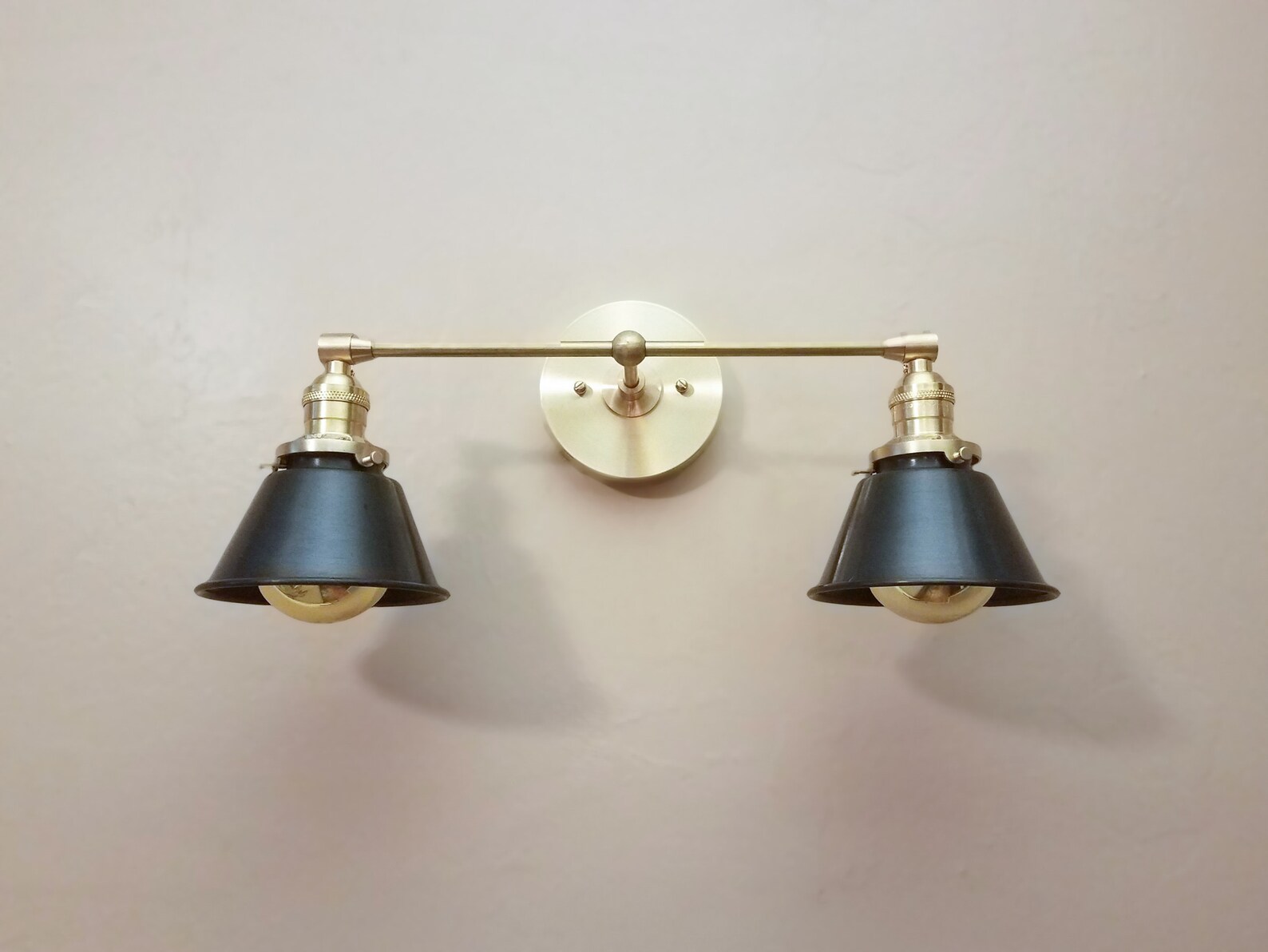 Bathroom Vanity Sconce Mid Century Sconce Gold Modern - Etsy