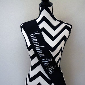 grandma to be sash
