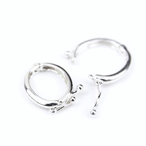 Sterling Silver Necklace Shortener with Figure Eight Lock (18.5x13.5mm)
