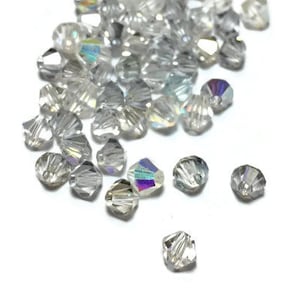 Swarovski Crystal AB Bicones 4mm 12pcs