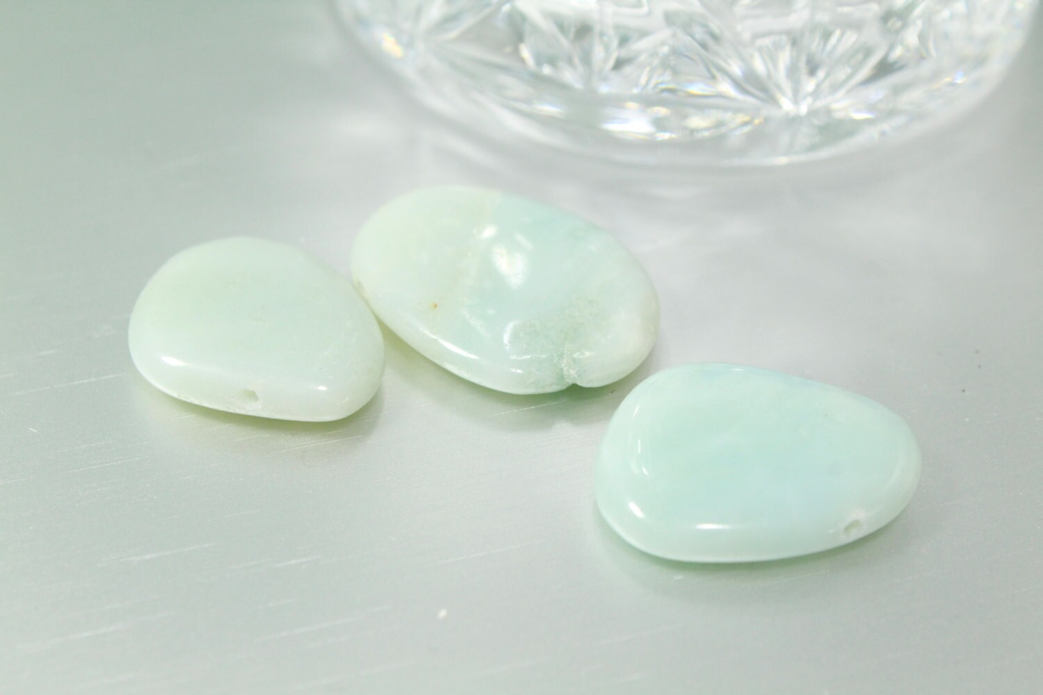 Genuine Amazonite Irregular Shaped Flat Stones 20-30mm 2 Pcs - Etsy