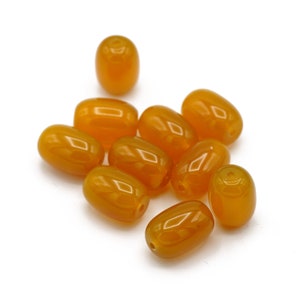 Natuurlijke echte carneool vatkralen 10 x 14 mm 6 stuks