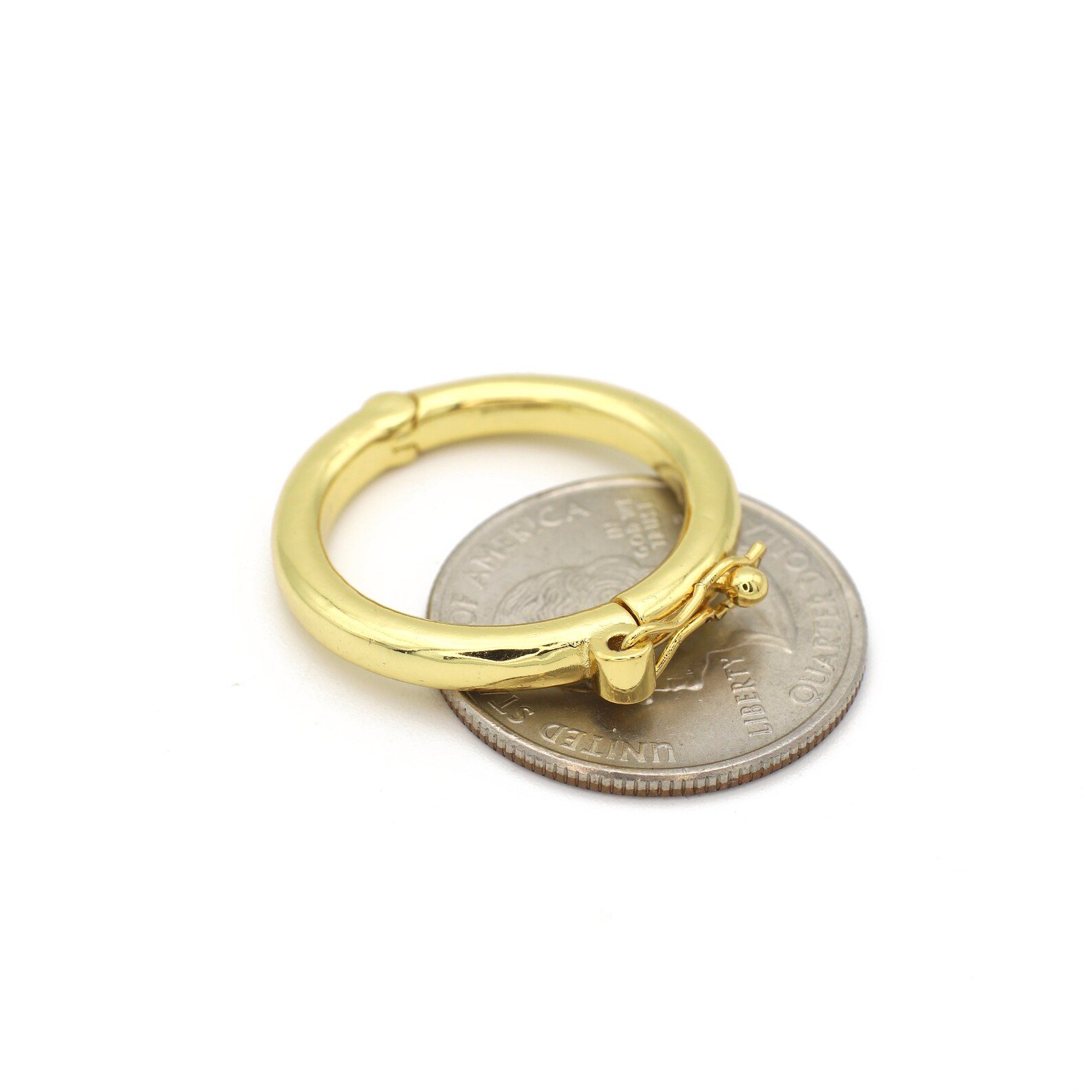 Gold Shortener Necklace Shortener Large Size 26mm 1pc Etsy