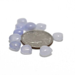 Genuine Natural Chalcedony Stones Teardrop Shaped 8-9mm 6pcs Approx 15CTW image 3