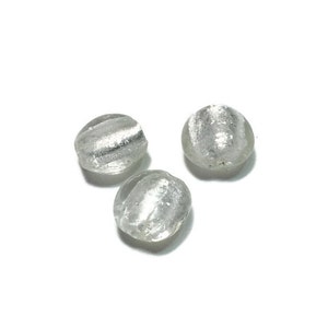 Round Murano Venetian Glass Small Round Puff Beads 20mm 2pcs
