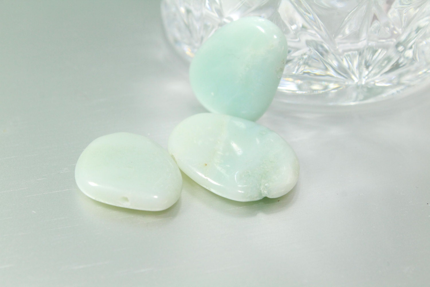 Genuine Amazonite Irregular Shaped Flat Stones 20-30mm 2 Pcs - Etsy