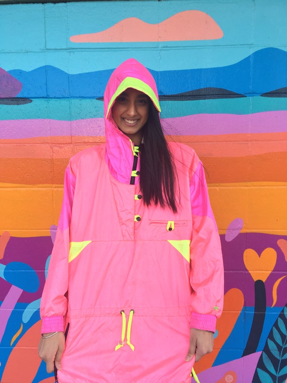 Pink NEON ski jacket