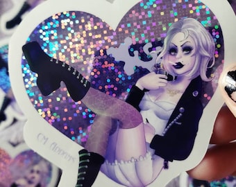 Tiffany Valentine Glitter Sticker
