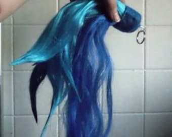 Blue Unicorn Tail: DJ Pon 3 Cosplay Costume
