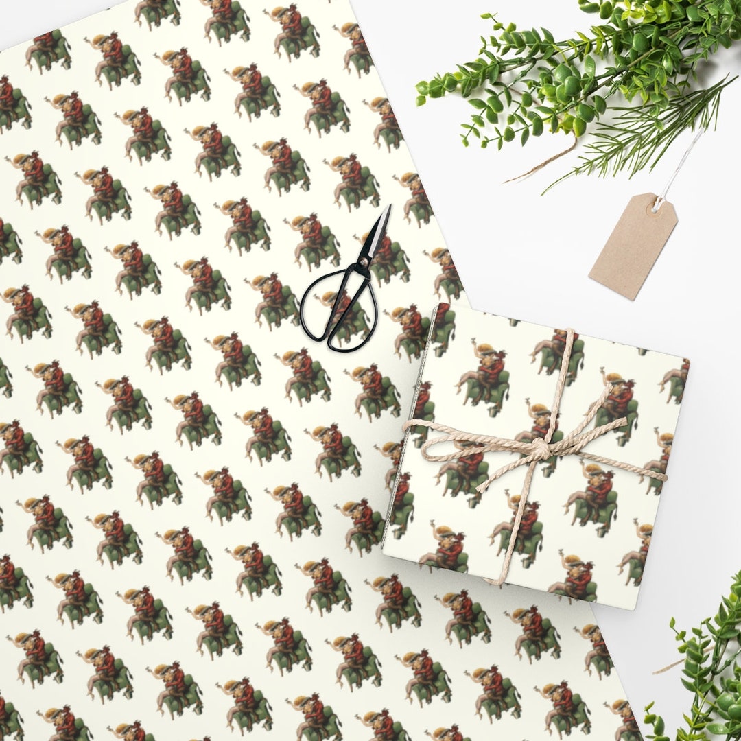 Krampus Gift Wrap Wrapping Paper Creepy Xmas Alternative - Etsy