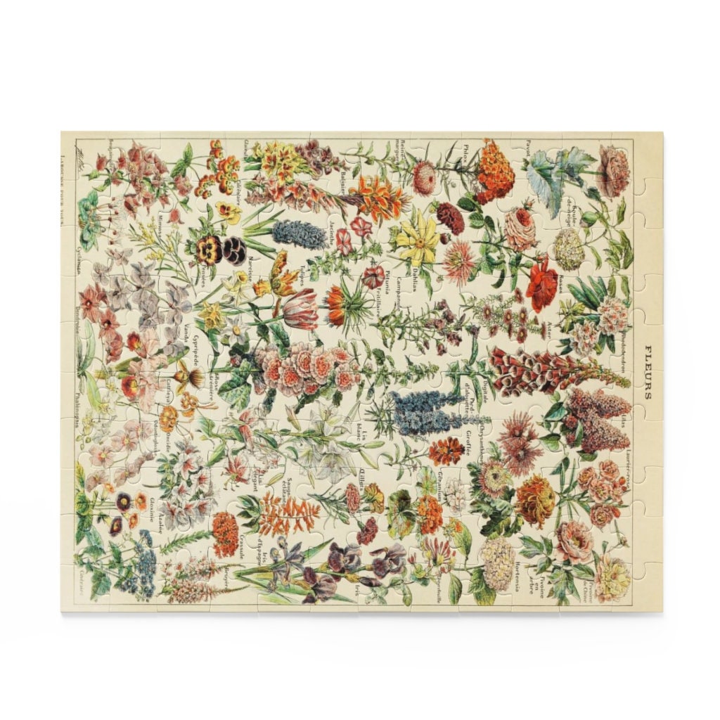 Puzzle fleurs sauvages - Laurette