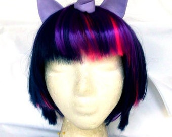 Dusk Shine Wig MLP Unicorn Purple and Pink Costume My Little Pony, Twilight Sparkle, Cosplay my little pony cosplay